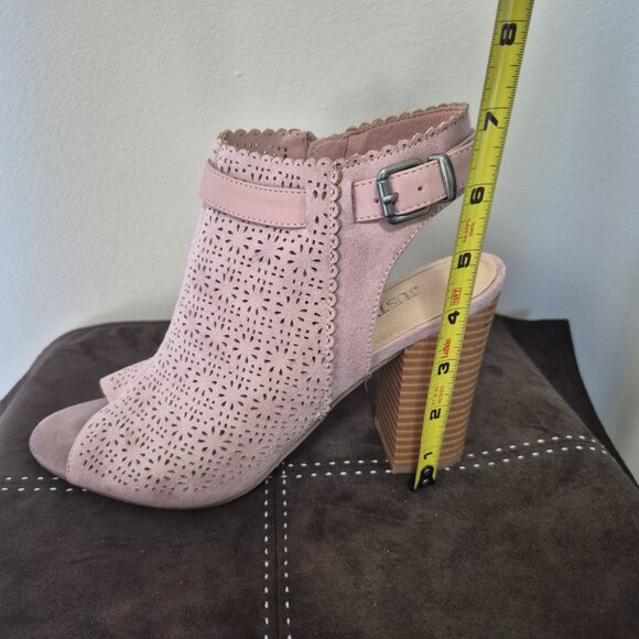 Pink Cut Out Booties - Picture 8 of 11